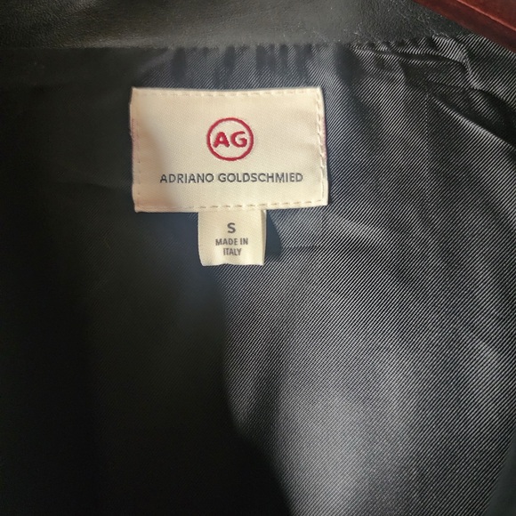 🔴NEW! AG REESE MOTO LEATHER JACKET SZ SMALL - Picture 7 of 16